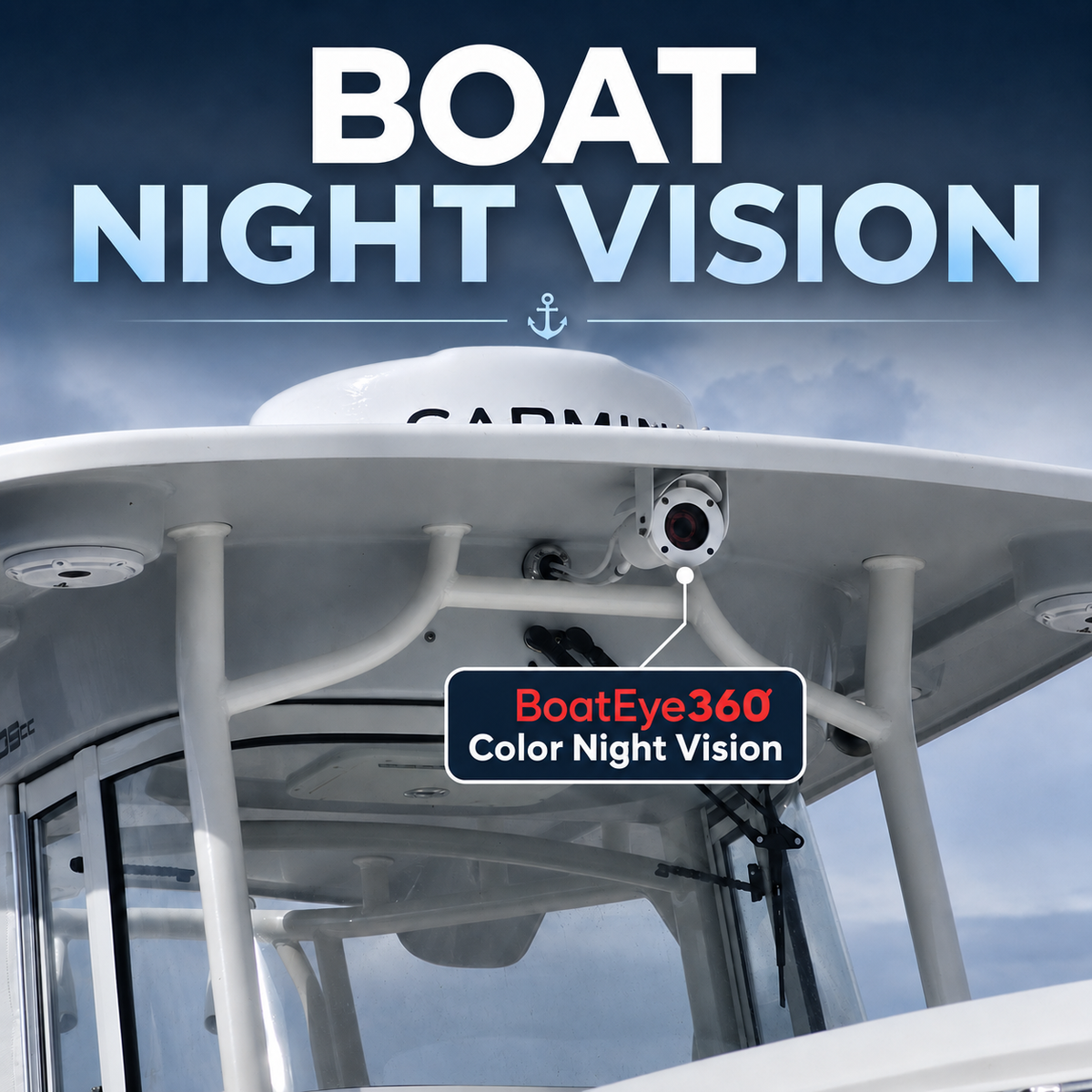 C-1080 Full Color Night Vision Boat Camera Digital HDMI 1080p + Analog - Stainless Steel 316L